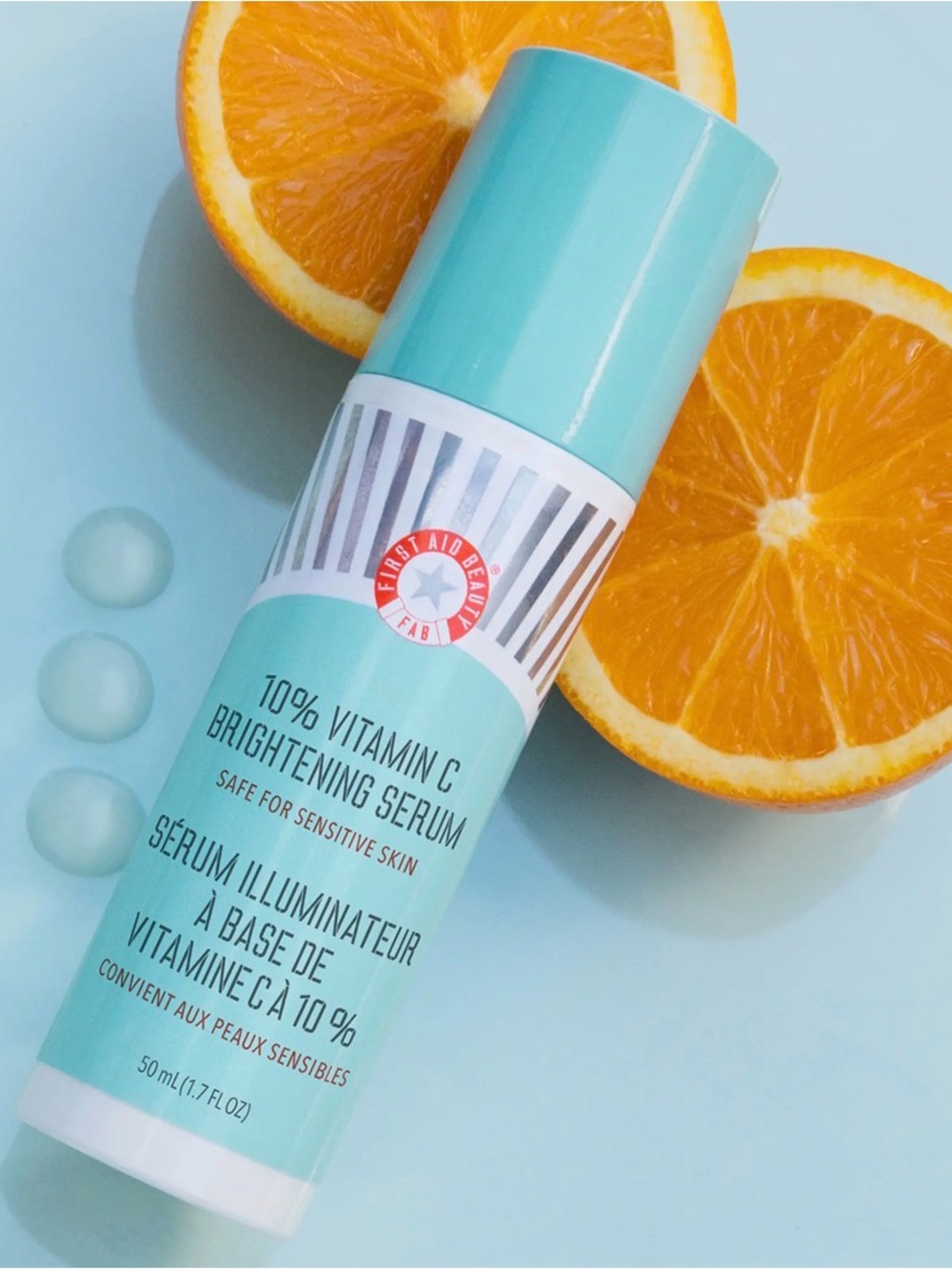 First Aid Beauty Aqua Teal Brightening Vitamin C Serum
